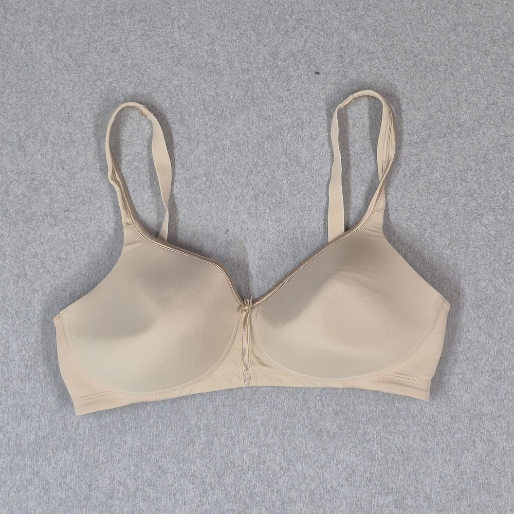Vanity Fair Women Bra 36D Beige 72335 Wireless Strap Lightly Lined